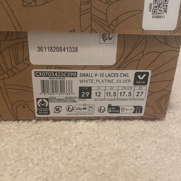 Veja size 12us little kids - Picture 5 of 7